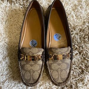 Brown Coach Loafers
